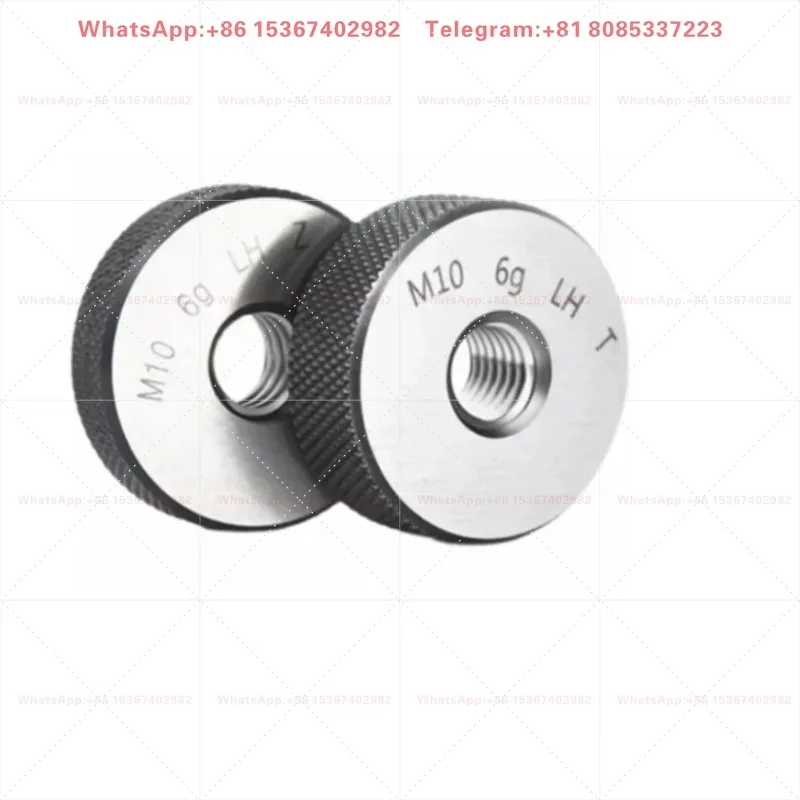 M3 M4 M5 M6 M8 M10 M12 M16 M18 6G LH Metric Left Hand Thread Ring Gauge GO NOGO Customizable Measuring Tool