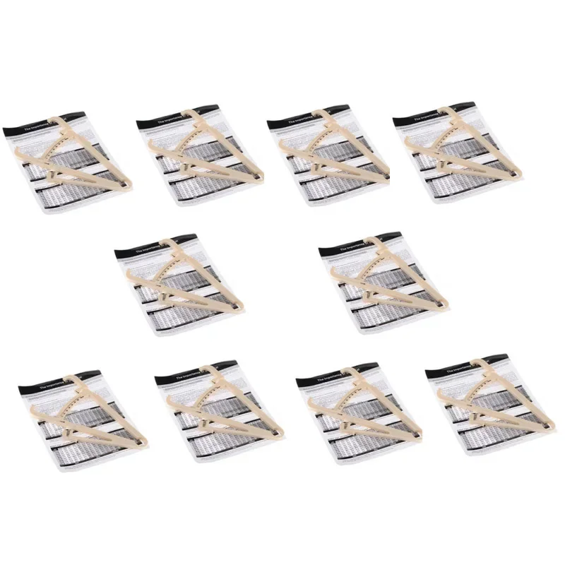 Lot 10pcs Handy Body Fat Caliper Clip Tester Analyzer Measure Charts Fitness Keep Health Slim Beauty Body Accessories