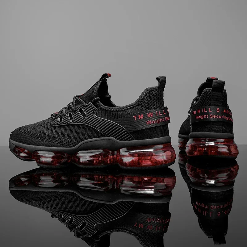 

2025 повседневные кроссовки на воздушной подушке, кроссовки для бега, марафона, мужские спортивные дышащие легкие удобные нескользящие кроссовки для отдыха