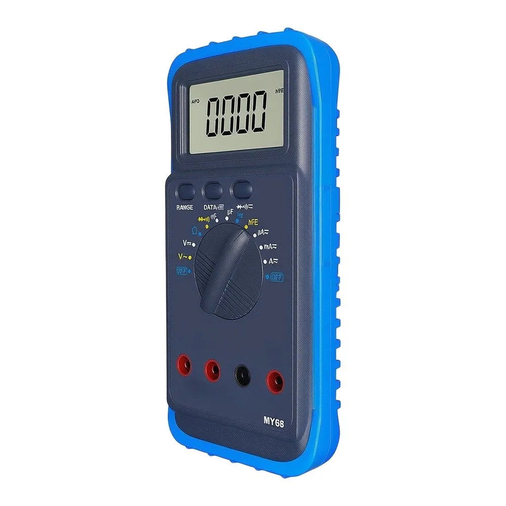 MY68 for auto Range Multimeter Compact Lightweight Design for Field Work Voltage Current Resistance Capacitance Frequency
