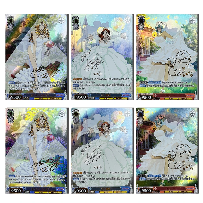 

Goddess Story DIY homemade flashcards Inoue Orihime Matsumoto Rangiku Neliel Tu Oderschvank boy Toy collection Birthday gifts