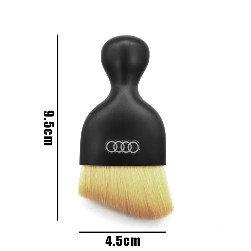 For Audi A1 A2 A3 A4 A5 A6 A7 A8 Q5 RS4 S6 B8 Car Interior Cleaning Soft Brush With Car Wash Towel Microfiber Cleaning Rag Cloth