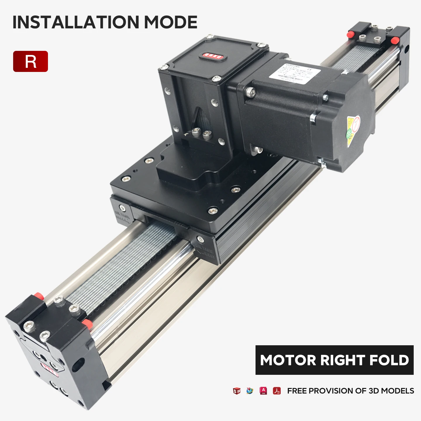 QRXQ RXP80Z Customized Travel X Y Z Axis Linear Stage Cnc Module Linear Slide Guide Multi-functional Industrial Linear Module