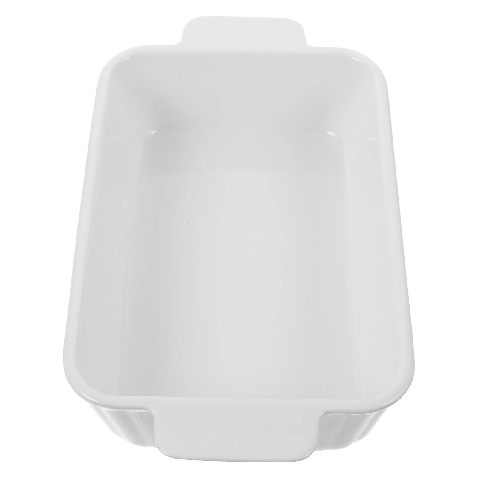 

Ceramic Baking Tray Double Handle Baking Dish Material Creative Appearance Kitchenware Small Bread Pans