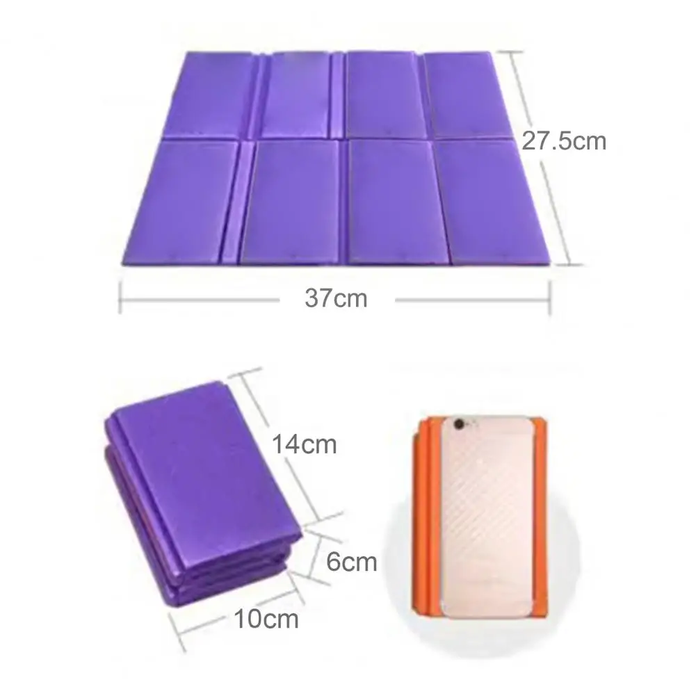 27*37cm Outdoor Folding Seat Cushion Portable Waterproof XPE Sitting Mat Lightweight Travel Picnic Camping Hiking Fishing Chair