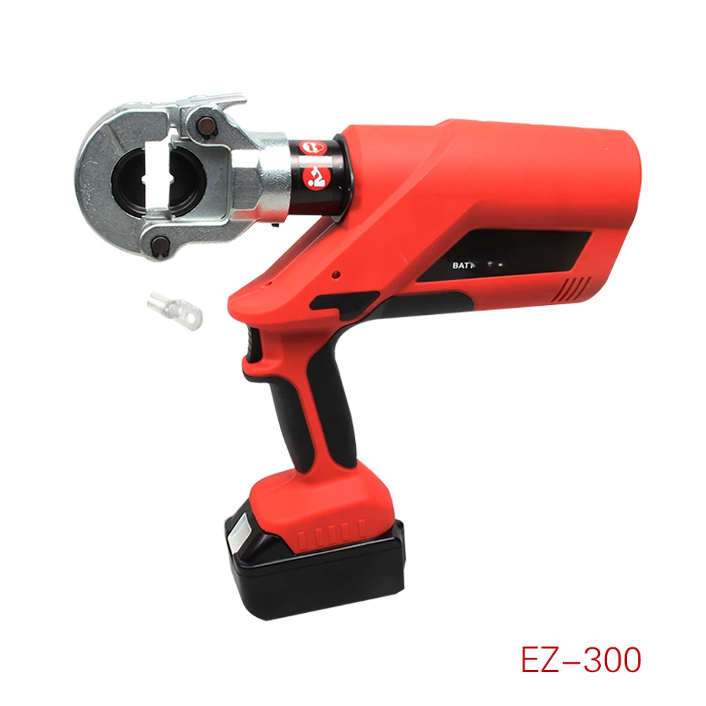 

60KN good quality rechargeable EZ-300 hydraulic cable lug terminal crimping tool for aluminum copper