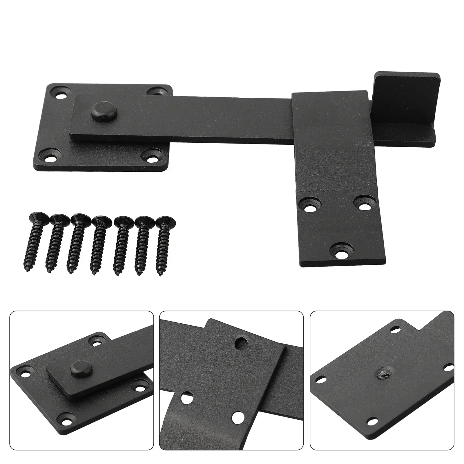 Barn Door Latch Latch Sliding Door Latch Barn Door Carbon Steel Flip Fence Gate Latch Protecting Personal Privacy