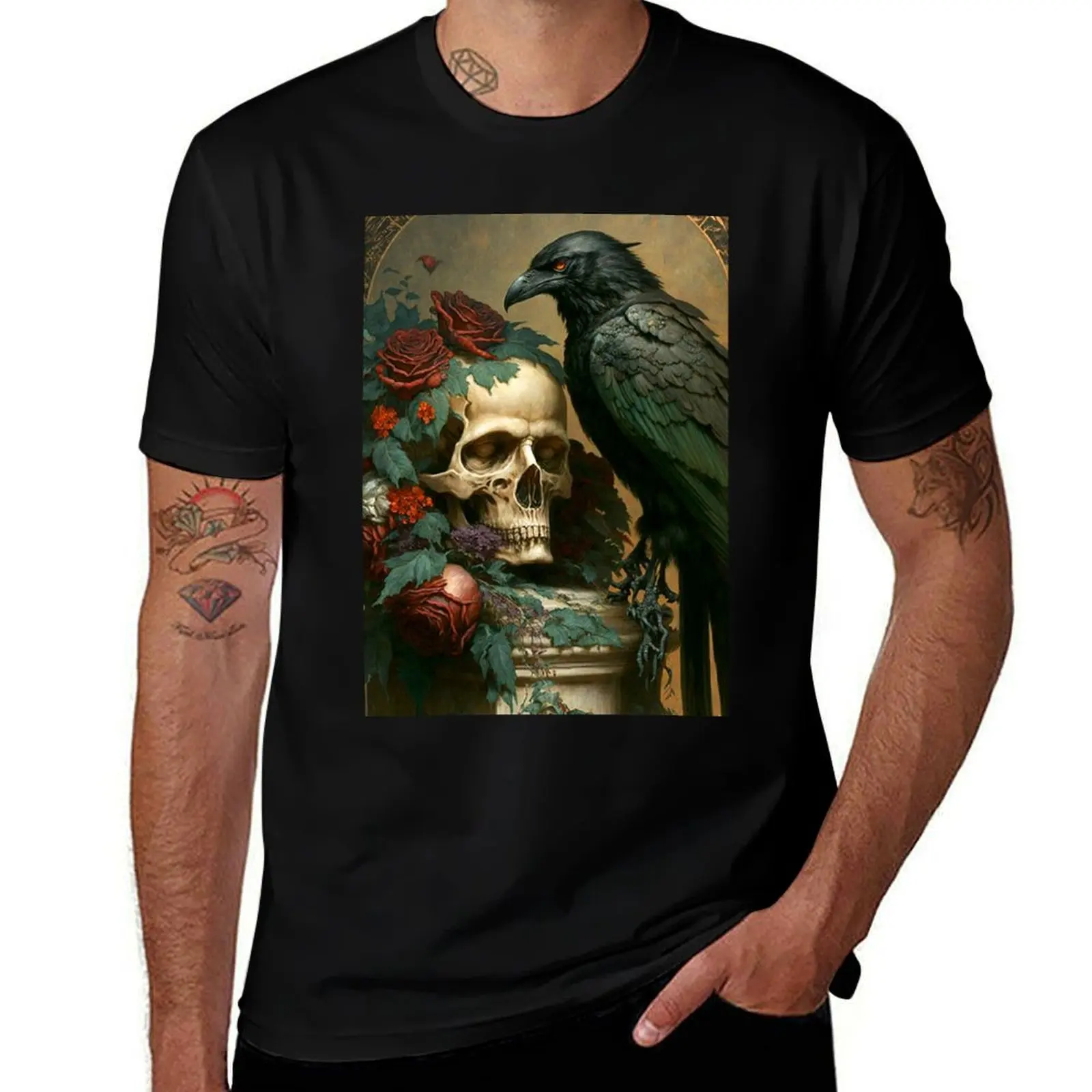 

Nuestra Seora de la Santa Muerte T-Shirt man t shirts for men t shirt for man 100 percent cotton t shirt custom print T-Shirt