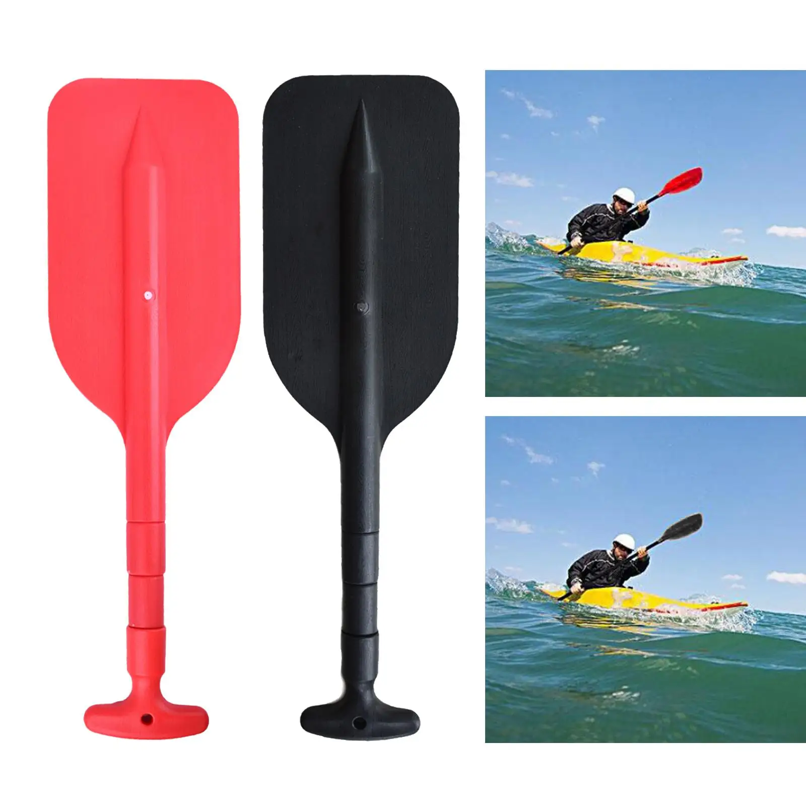 MIni Kayak plegable para niños, remo de seguridad, barco marino, accesorios ajustables de emergencia, velero inflable