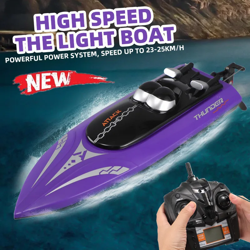 

25 KM/H RC High Speed Racing Boat Waterproof Remote Control Ship control 150m Electric Remote Control Speedboat Gifts Toys