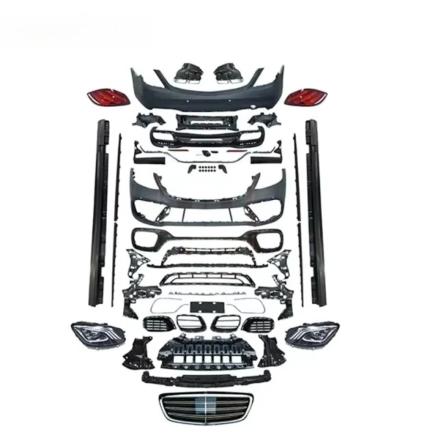 

W222 2014 upgraded to factory body kit for S63 2022 to S65 to S450 W222 car bumpers