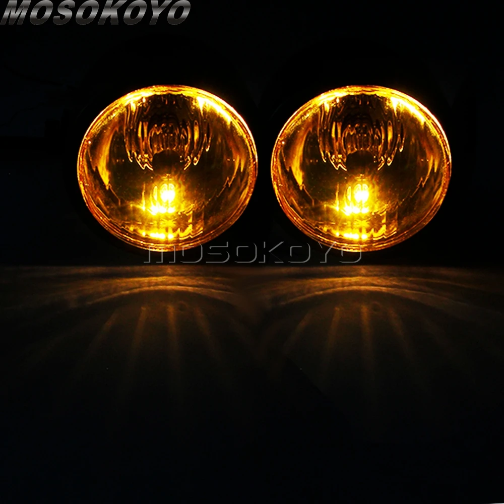 Motorcycle Twin Round Dominator Headlight 3.5\