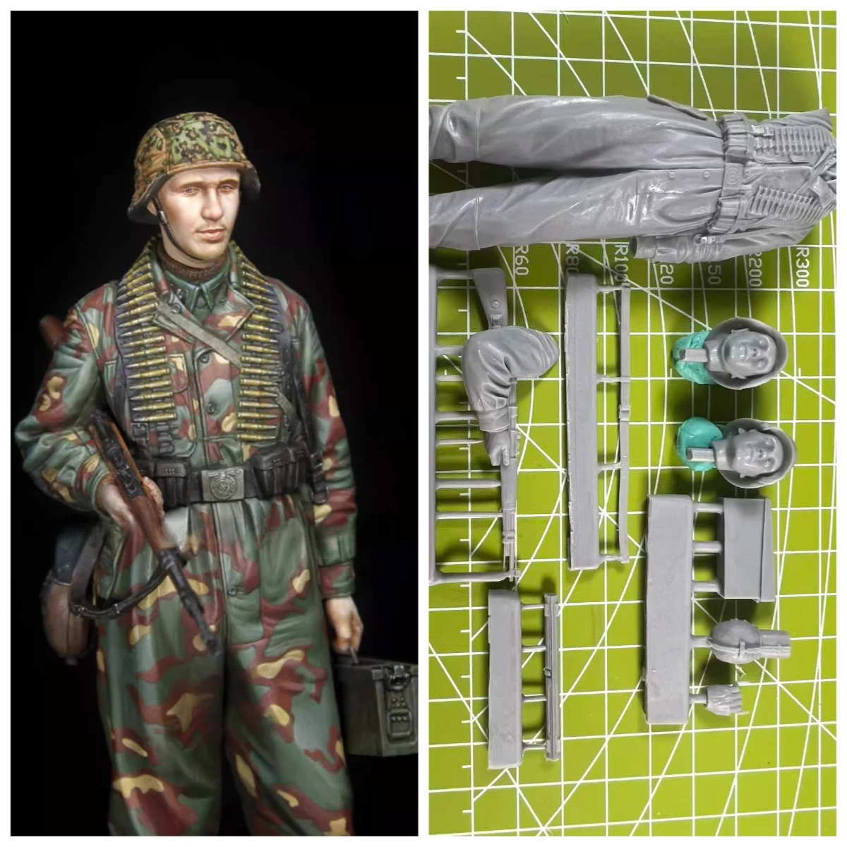 

1/16 литая модель из смолы, серый комплект, 12-е отделение, бронированная пехотная модель, требующая сборки, неокрашенная