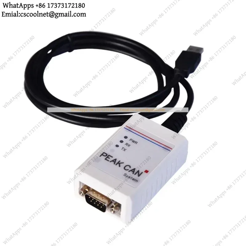 JS02 USB CAN Bus Interface Adapter IPEH-002022 IPEH-002021 Diagnostic Tool for Vehicle Network Analysis Electronic Accessories
