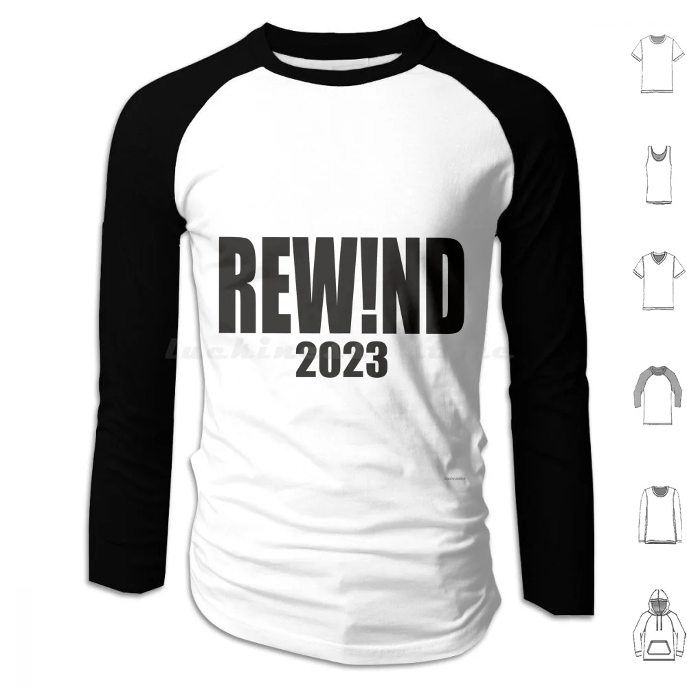 Rewind Festival Hoodies Long Sleeve 80S Eighties Retro Festival Rewind Concert Choose Top Hat