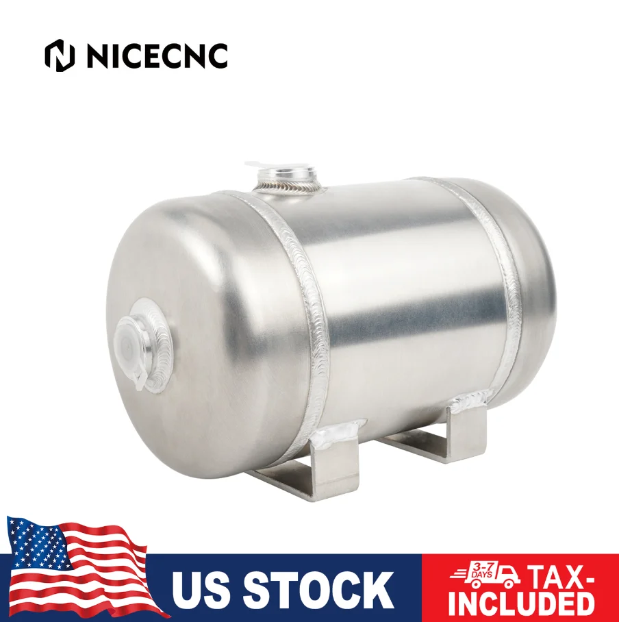 ATV UTV 4L 1 Gallon Compressed Air Tank Heavy Duty High Volume Air Output Aluminum 254*165mm 10*6.5in 1.7kg Accessories