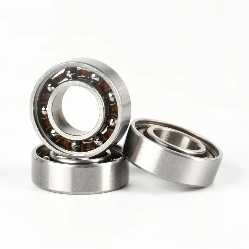 100 Stück Nylon-Käfig 688 Offene Miniatur-Kugellager 8x16x5mm Hochgeschwindigkeits-Drehlager für Fidget Spinner Springseil – Detail 2