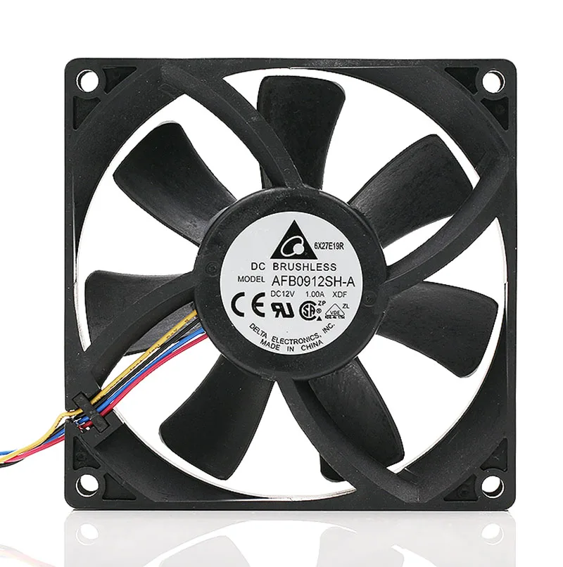 

for delta AFB0912SH-A 12V 1.00A 92X92X25MM dual ball bearing 4-wire PWM server axial cooling fan