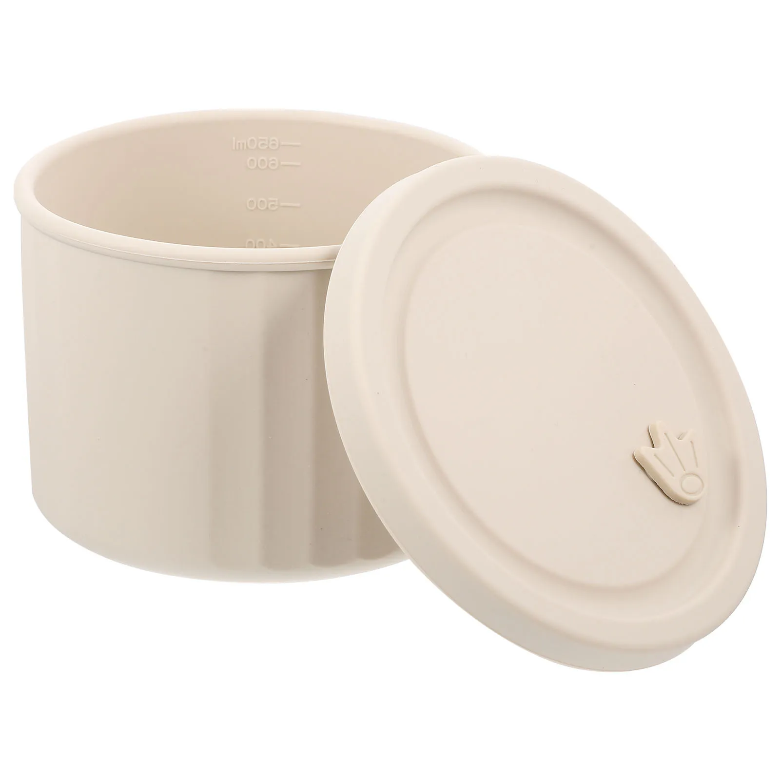 

Reusable Silicone Food Box Microwaveable Portable Lunch Container For Camping Outdoor Bento Meal Storage Household Compact