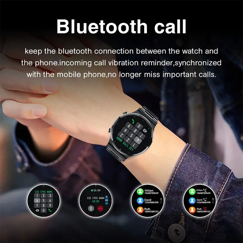 LS 2022 Smart watch Men Heart rate Blood pressure Full touch screen sports Fitness watch Bluetooth for Android iOS smart watch