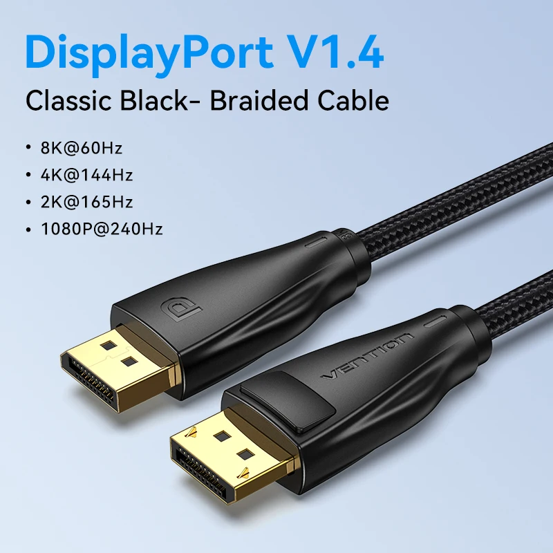 Ventie Displayport Kabel 16K 8K Video Audio Kabel voor PC Laptop PS5 PS4 Xbox TV Box projectoren Mi Box DP Kabel Display Port