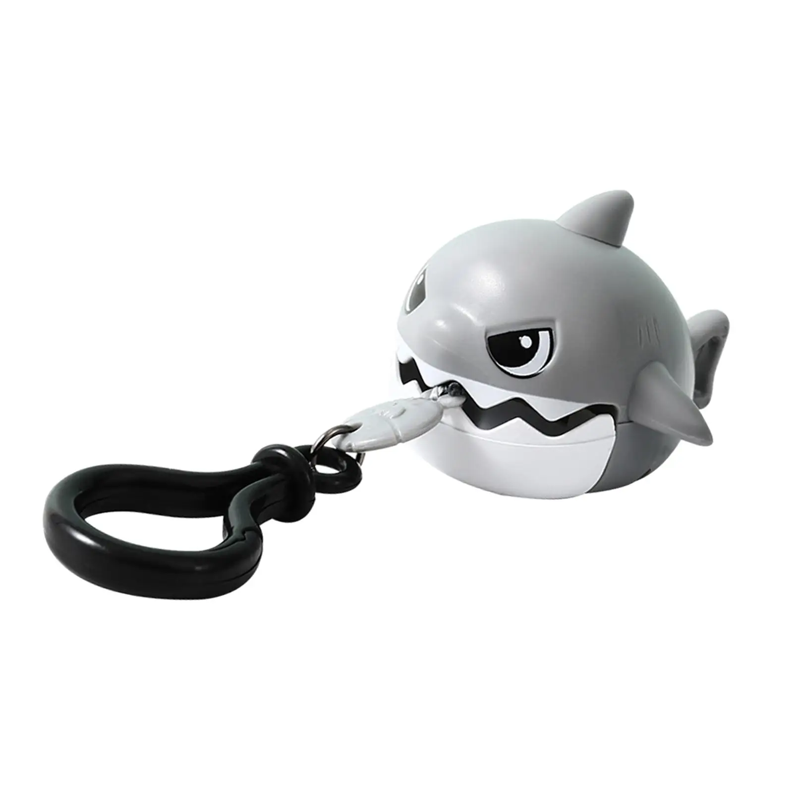 Creatieve haai cartoon tas sleutelhanger plastic sleutelhanger dier charme pluche mini sleutelhanger voor portemonnee