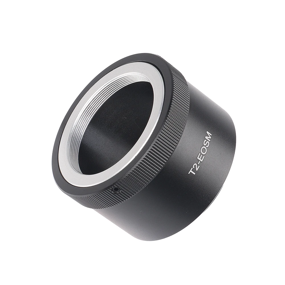 T2 Lens Mount Anel Adaptador para Canon EOS M M1 M2 M3 M4 M5 EF-M Câmera Mirrorless