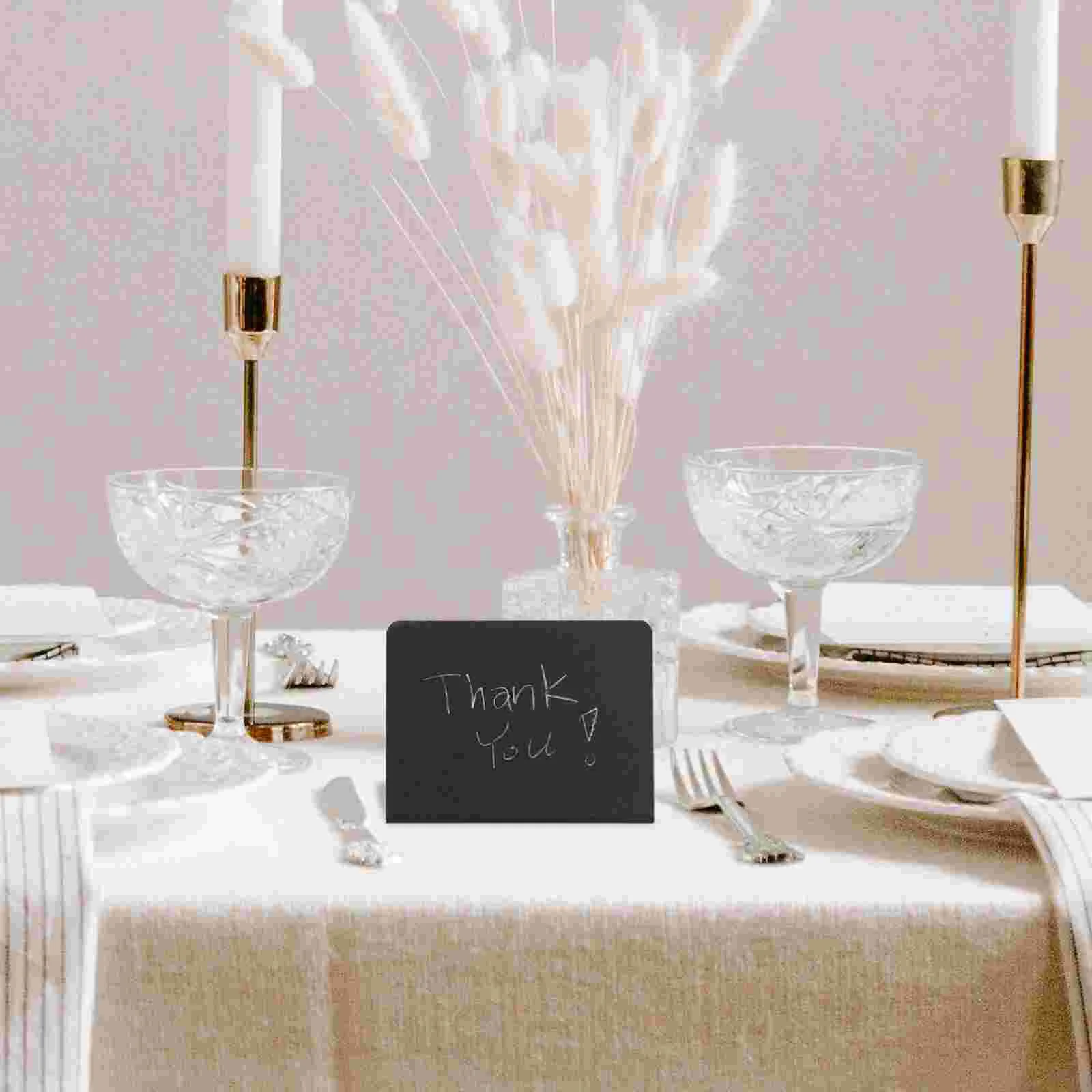 12 Pcs Message Price Boards Wedding Signage Mini Chalkboards Food Kitchen Notes Memo Signs Blackboard