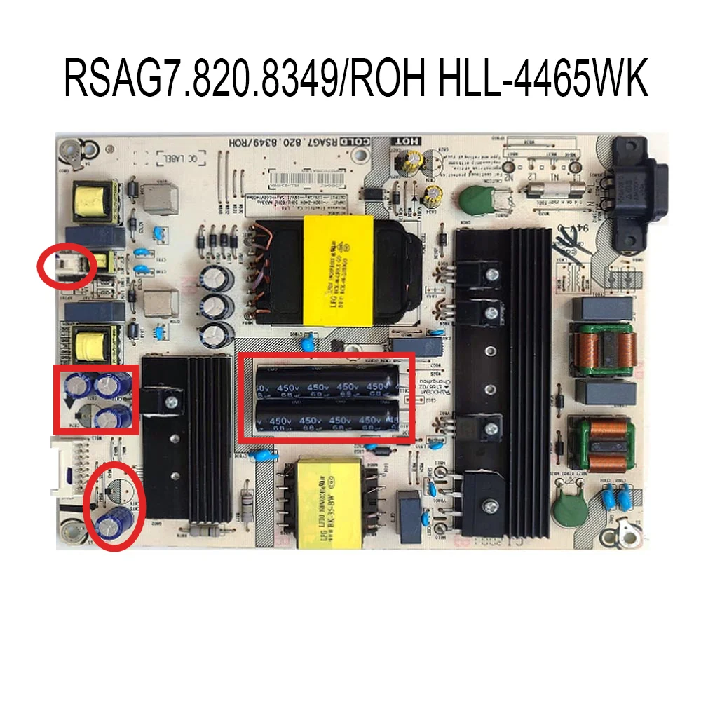 RSAG7.820.8349/ROH HLL-4465WK Power Supply Board Has Been Tested To Work Properly Applicable FOR TVs 43R6E 50R6E 55R7E 50R6040E