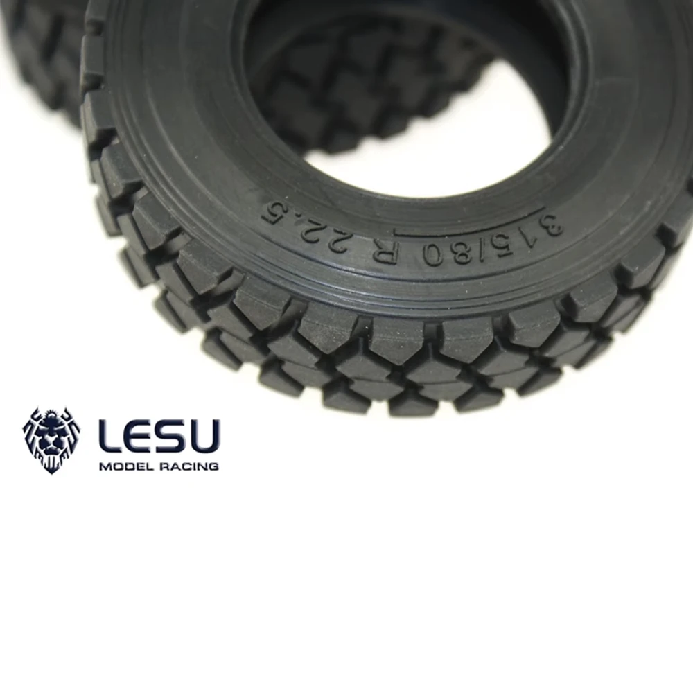 LESU S-1213 & S-1214 1/14 Truck Gravel Tire Suitable for Tamiya 1/14 Mud Dump Truck Tractor Truck 85MM Diameter Tire