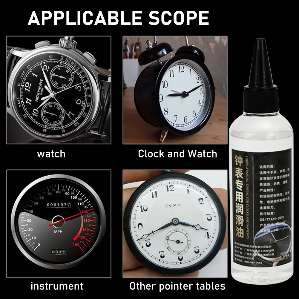 Watch Lubricant Clock Watch Lubricant Oil  Mechanical Watch Movement Oil 10/50/100ml for Watchmakers Watch Repair Supplies