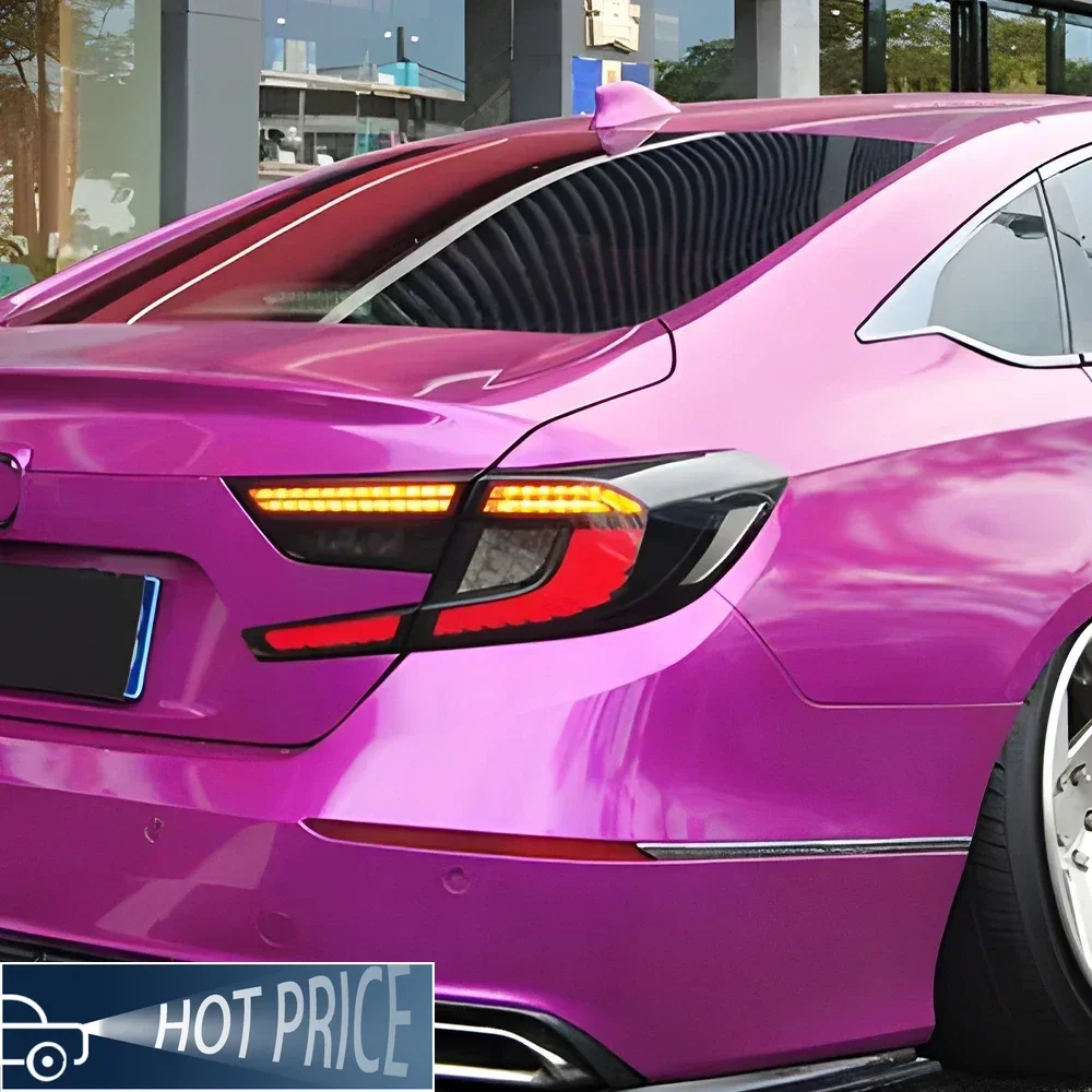 For Honda Accord 2018-2021 Auto Rear Lamps Upgrade High Quality Dragon scale Taillight Accessories LED Car Taillights Assembly