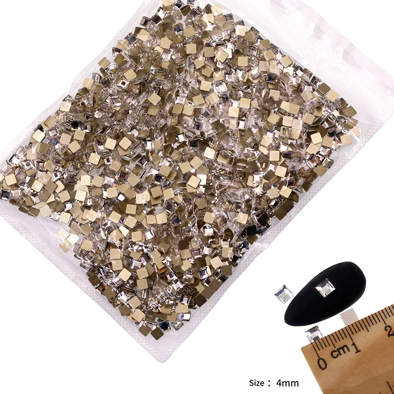 VDD P501-P540 Großhandel 1440 Stück Glas-Kristall-Strasssteine mit flacher Rückseite, Glitzersteine für Nagelkunst, DIY-Bastelarbeiten und Dekoration – Detail 8