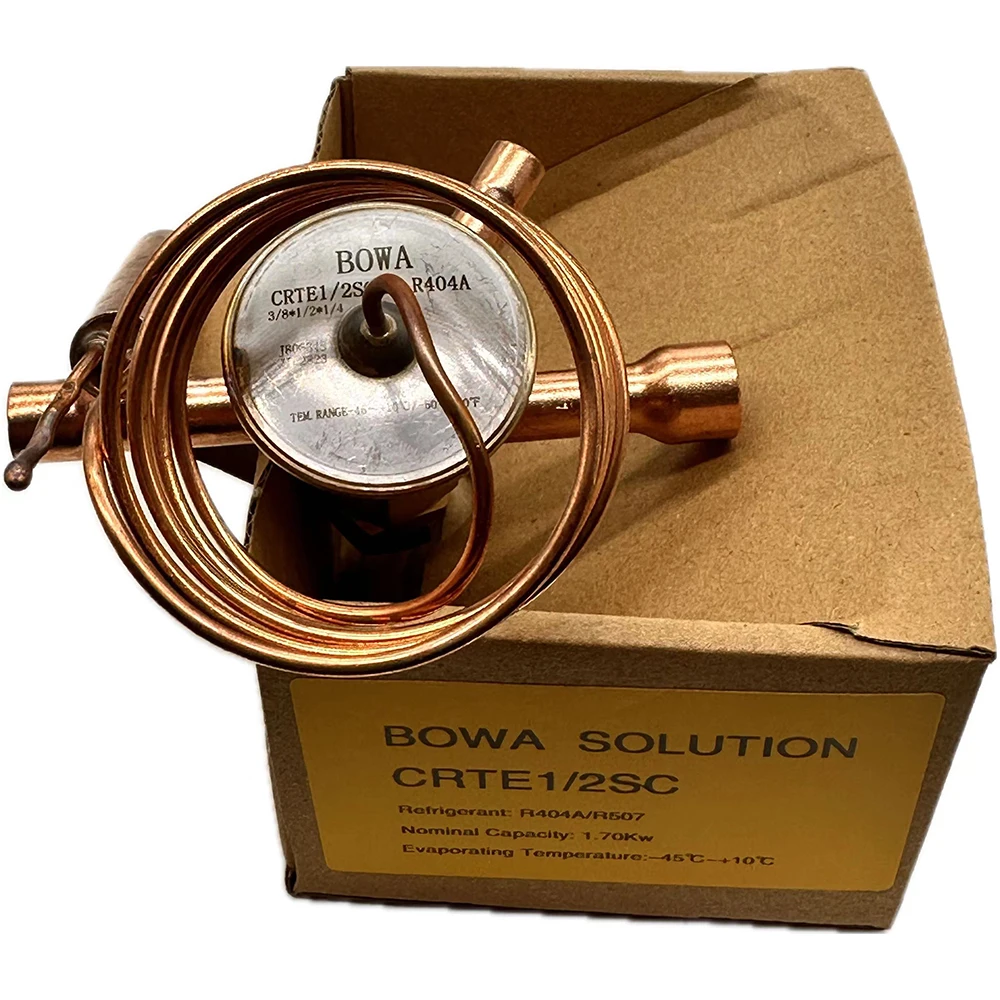 صمامات التمدد الترموستاتية ، تستخدم لخف الغلي ومبخر خزان الثلاجة ، القاطع الطبي ، R404a ، 1/2HP