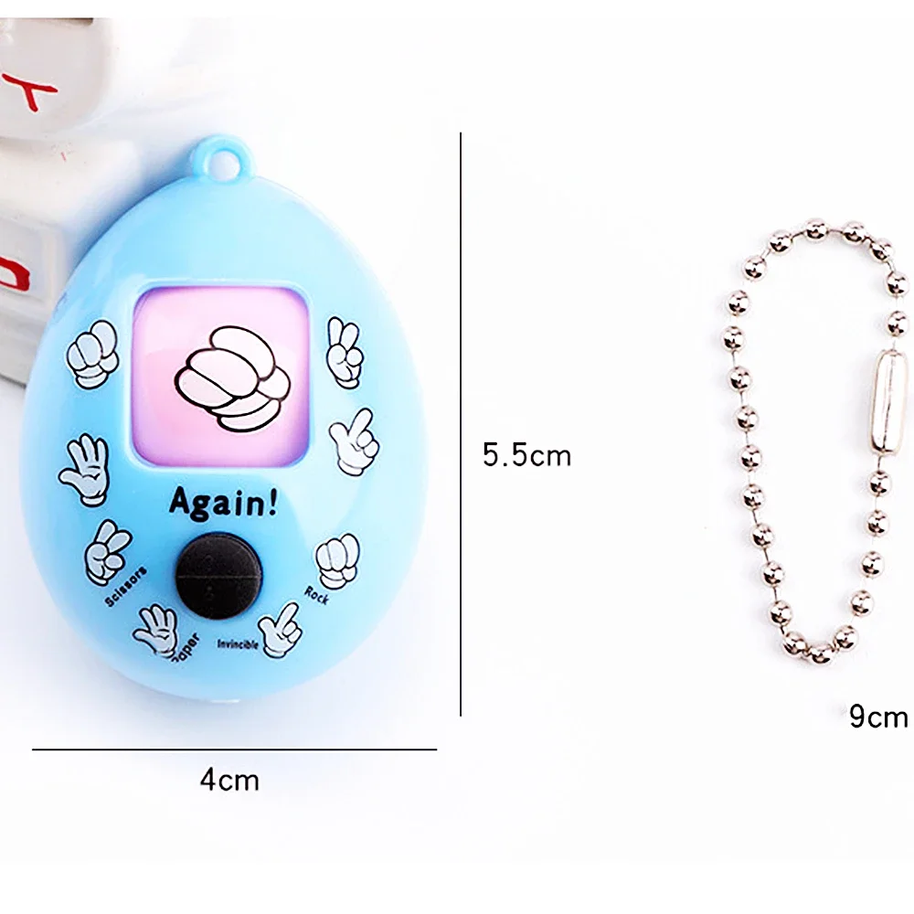 1pcs Guessing Egg Toy 5.5*4cm Fair Duel Machine Suitable for Parent-child Friends Party Gift Game Key Chain Pendant Gashapon Toy