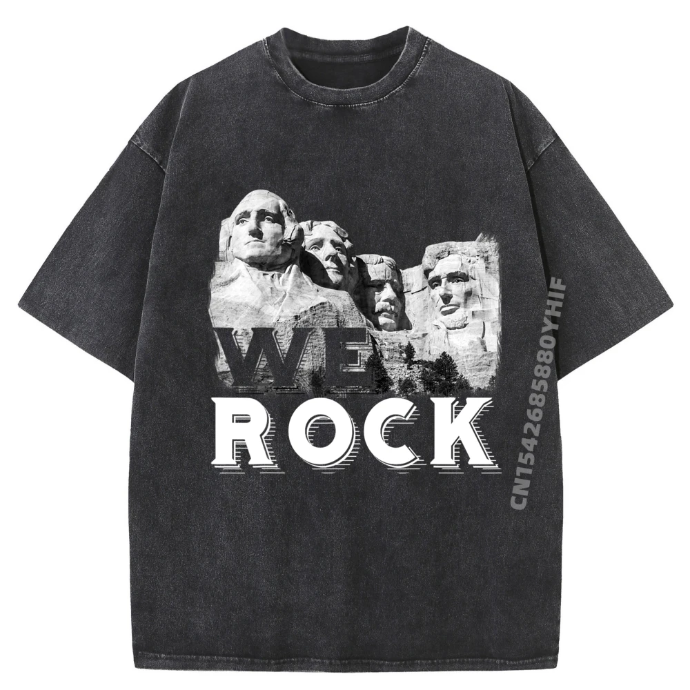 

Мужская футболка с рисунком We Rock Mount Rushmore Presidents, футболки с принтом, мужские винтажные потертые футболки в стиле хип-хоп