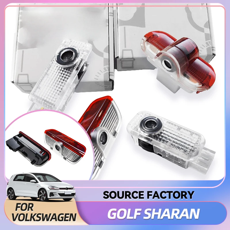 

Горячие антенны, 2 шт., эмблема двери автомобиля, светодиодная лампа приветствия, лазерный проектор для Volkswagen Golf Sharan Scirocco Magotan LAVIDA Caddy