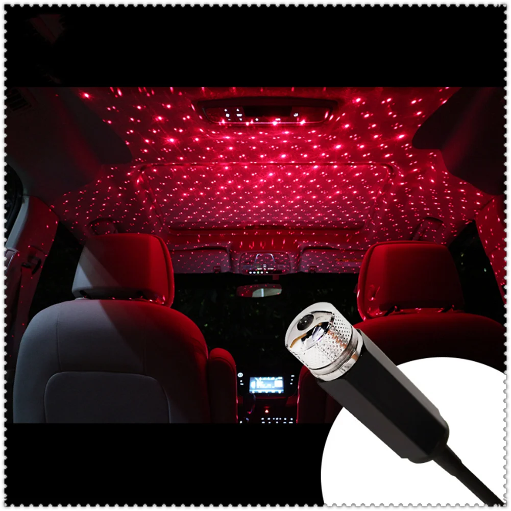 Universal USB Car accessories Ambient Light for nissan qashqai bmw x1 ford focus 3 golf mk4 subaru wrx jetta mk6