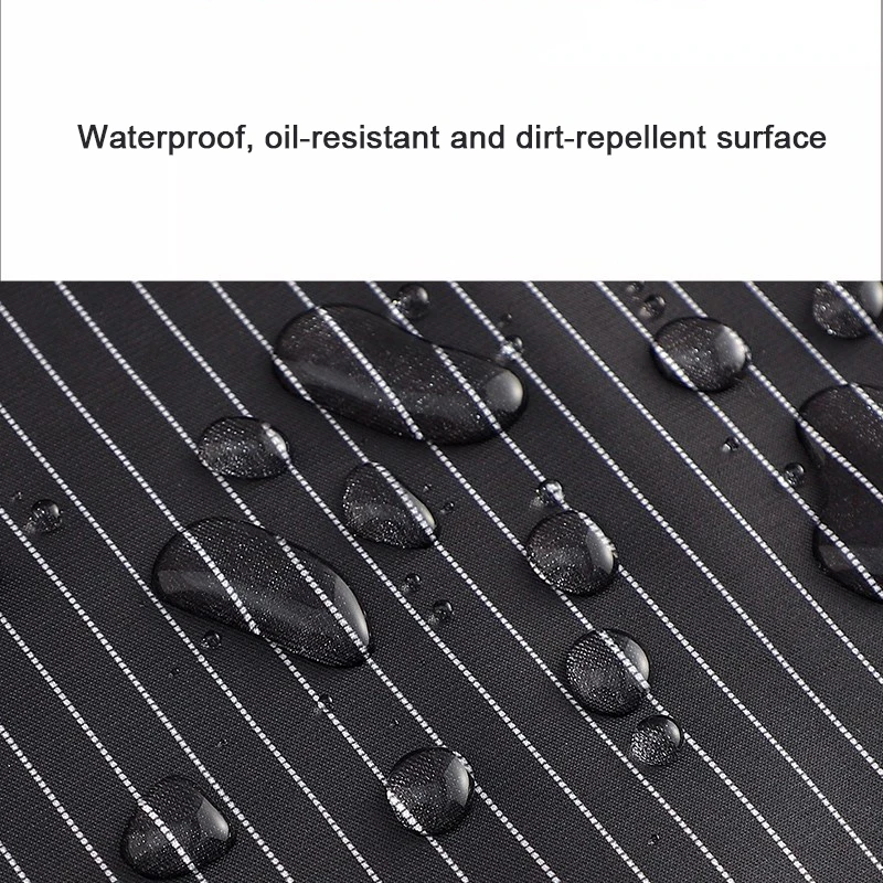 Waterproof Kitchen Apron Sleeveless Cross Back Restaurant Uniform with Removable Hand Towel Anti-fouling Cooking Baking Bibs