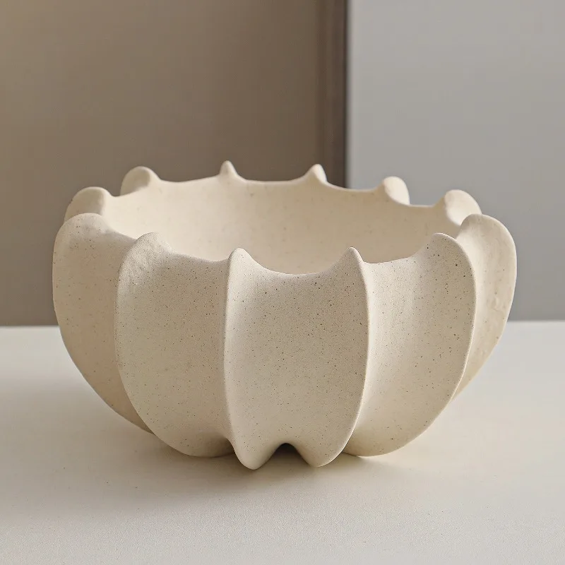 

Ceramic household creative shell special-shaped fruit plate, fruit basket household living room coffee table