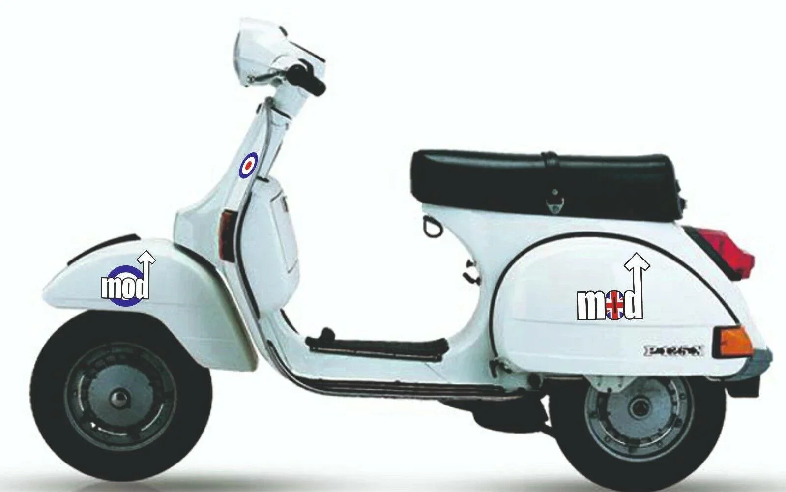 

For Side Panel Stickers for Vespa Scooter Pack of 6 3 Sizes The Mods Scooter Boys