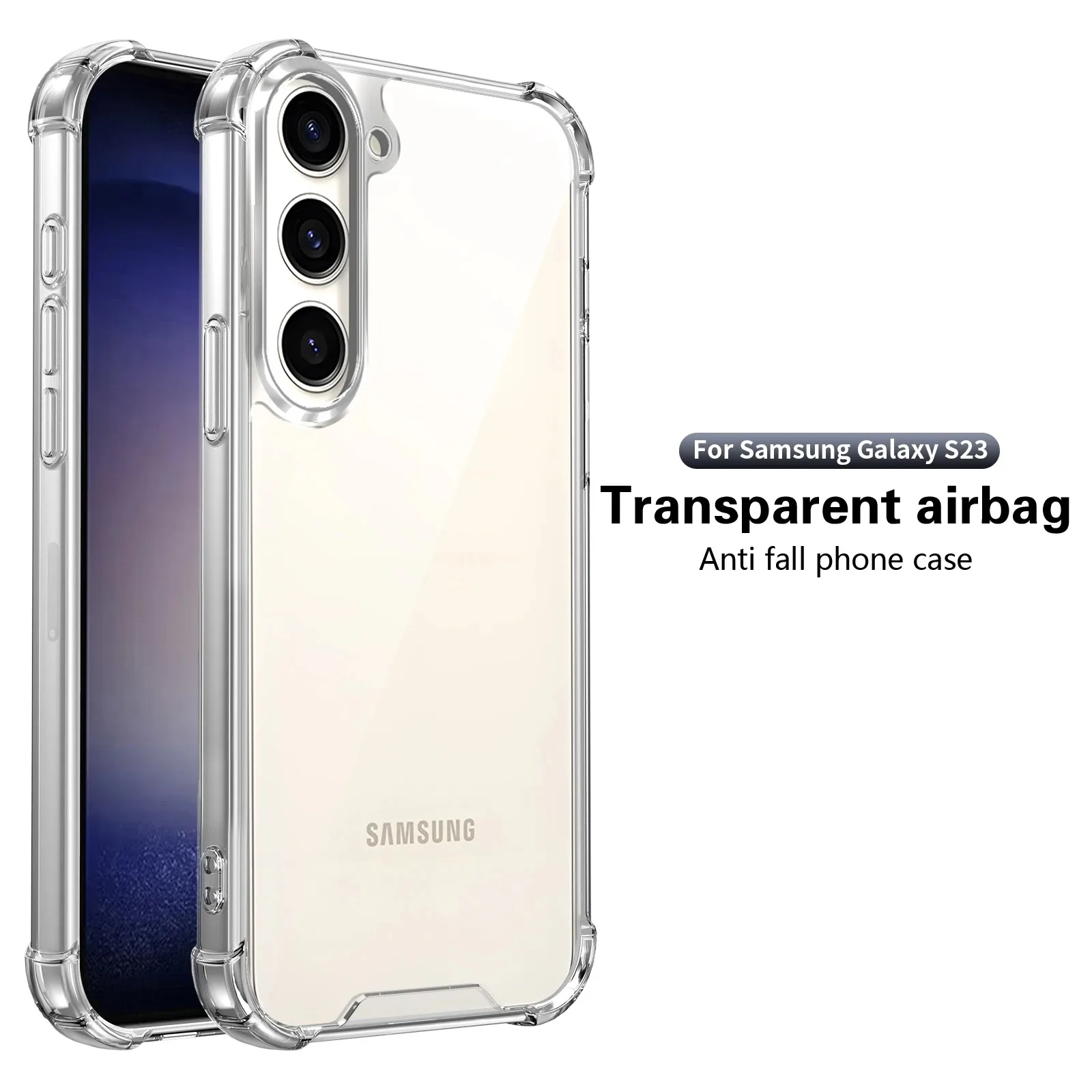 

Чехол для Samsung Galaxy A56 A06 A36 A26 A55 A35 A15 4G 5G, простой акриловый прозрачный ПК, матовый противоударный бампер, принципиально