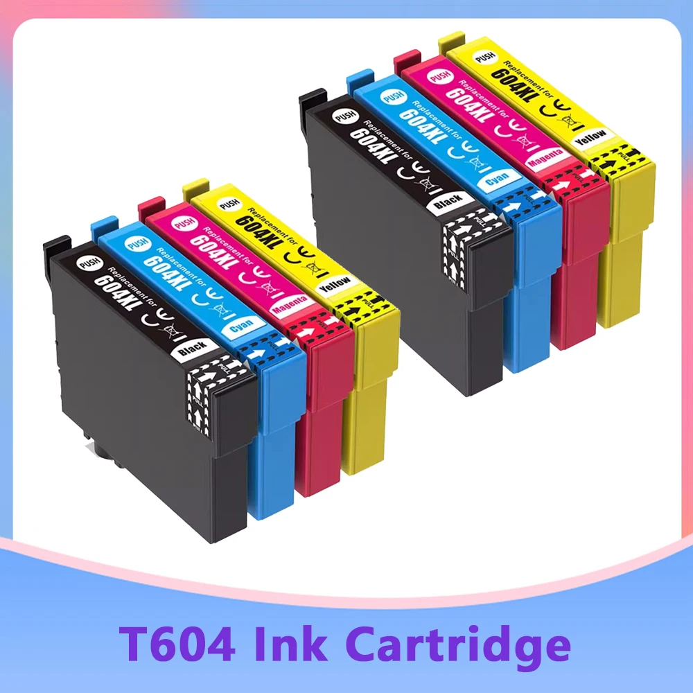 Compatible Ink Cartridge 604XL T604 E604 604 For EPSON 604XL XP-2200 4205 2205 3200 3205 XP-4200 WF-2910 WF2930 2935 WF2950