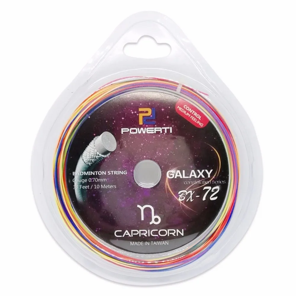 

22-32lbs Badminton Racket String Nylon Rainbow Badminton Equipment String Multi-Color Durable Material