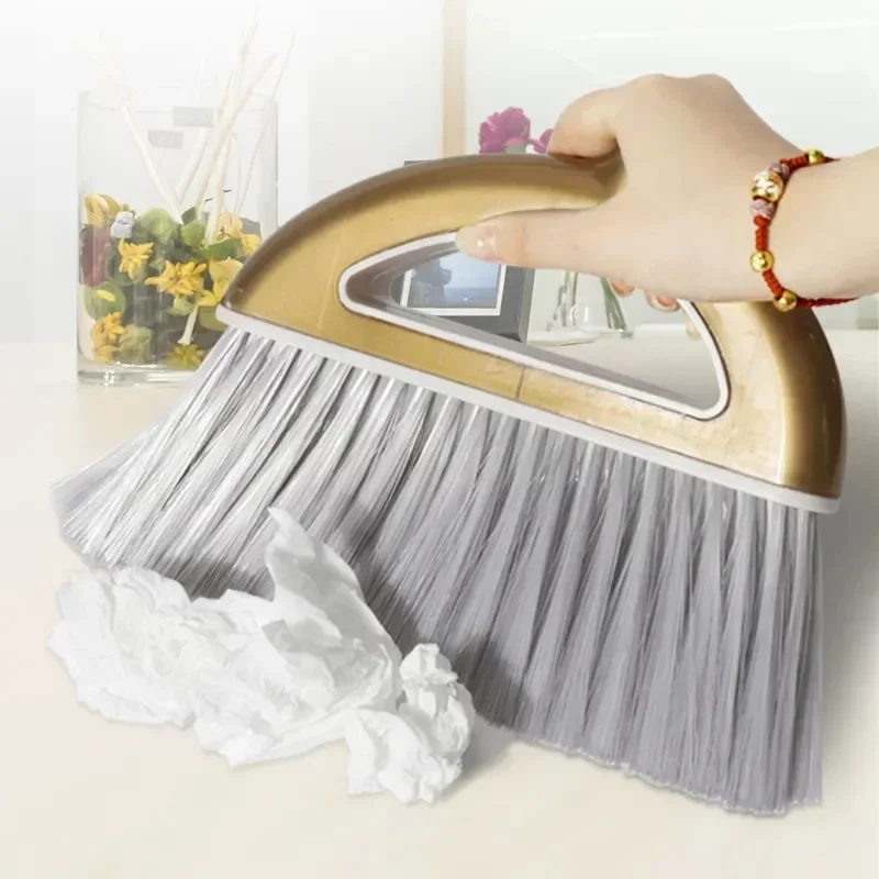 Practical Broom Suit European Foldable Combination Soft Hair Multifunction Household Dustless Dustpan Cleaning Set Witches Broom