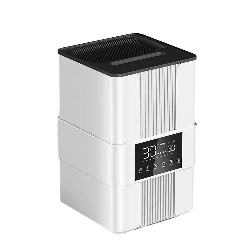 5L Flame Humidifier with Realistic Fire Effect, Smart Constant Humidity Cool Mist Air Humidifier, Top Fill Large Mist for Bedroo