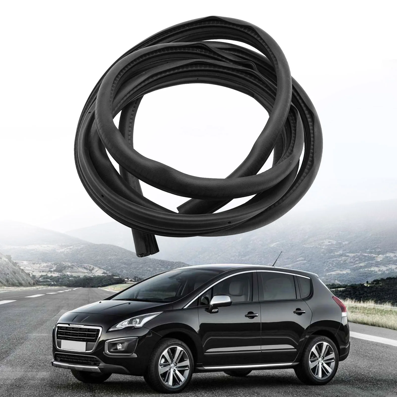 

Front Door Weatherstrip Seal Replacement for PEUGEOT 3008 5008 2008-2016 9814855880 9676798080