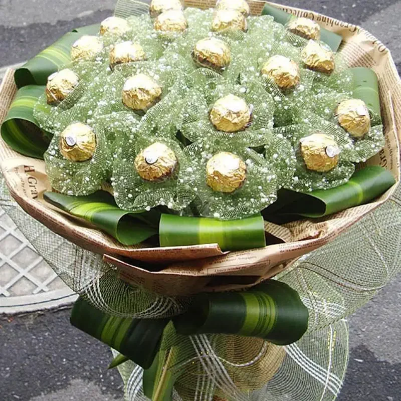 

100Pcs Acrylic Chocolate Holder Candy Packaging Balls DIY Bouquet Accessories Valentine'S Chocolate Tori With Lid