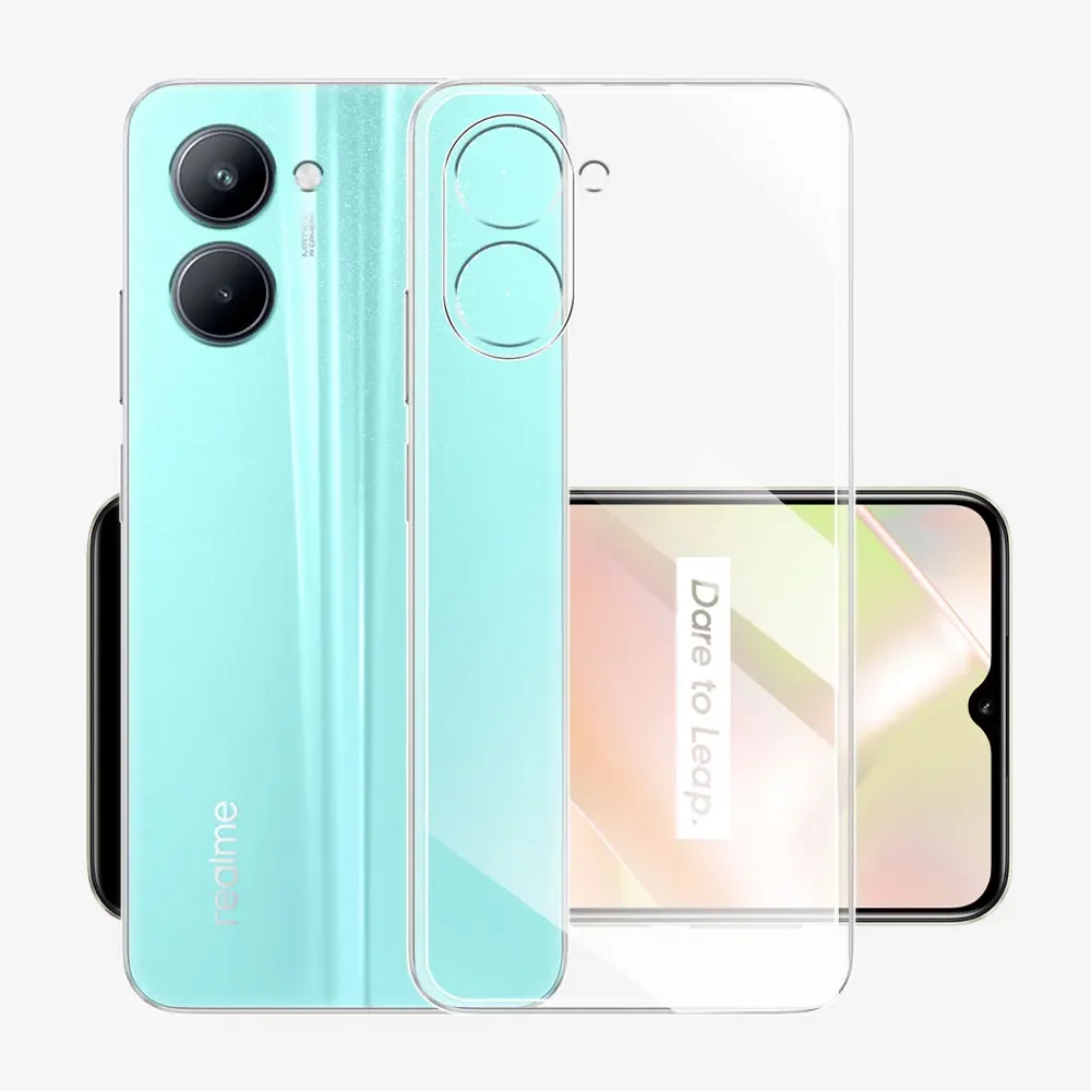 For Realme C33 2023 Clear Case Silicon Soft Cover For Realme C33 Phone Case For RealmeC33 2023 Clear Ultra Thin Bumper Coque