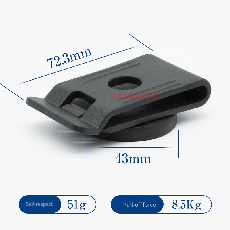 Magnetic Waist Clip,Rubber Coated Magnetic Belt Clip,Strong Magnet,Belt Tool Holder,Repair Tool Magnetic Buckle,Belt Magnet Clip